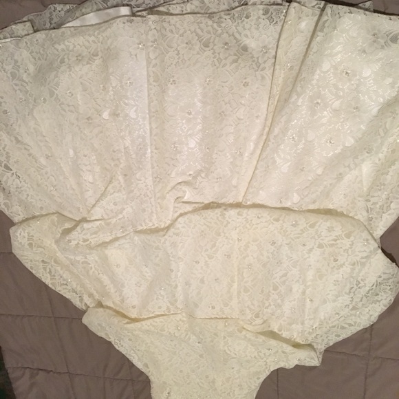 Davids Bridal Wedding Dress, used once in 2014 - Picture 3 of 7